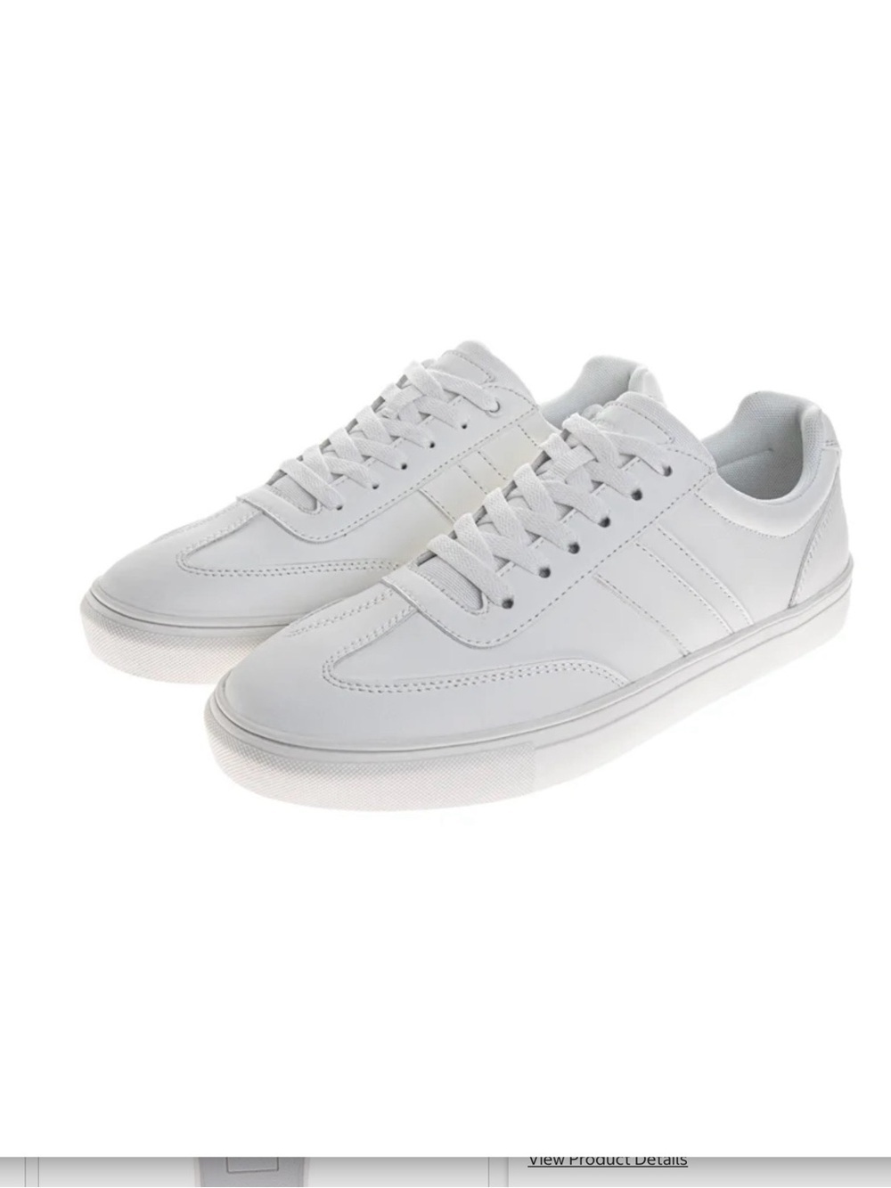 Perry Ellis White Low-Top Sneakers